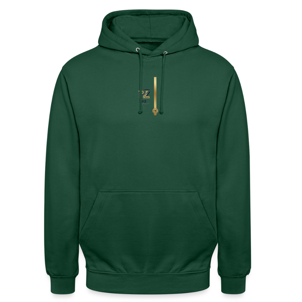 Hoodie Premium PZ- Édition Signature Or - vert bouteille