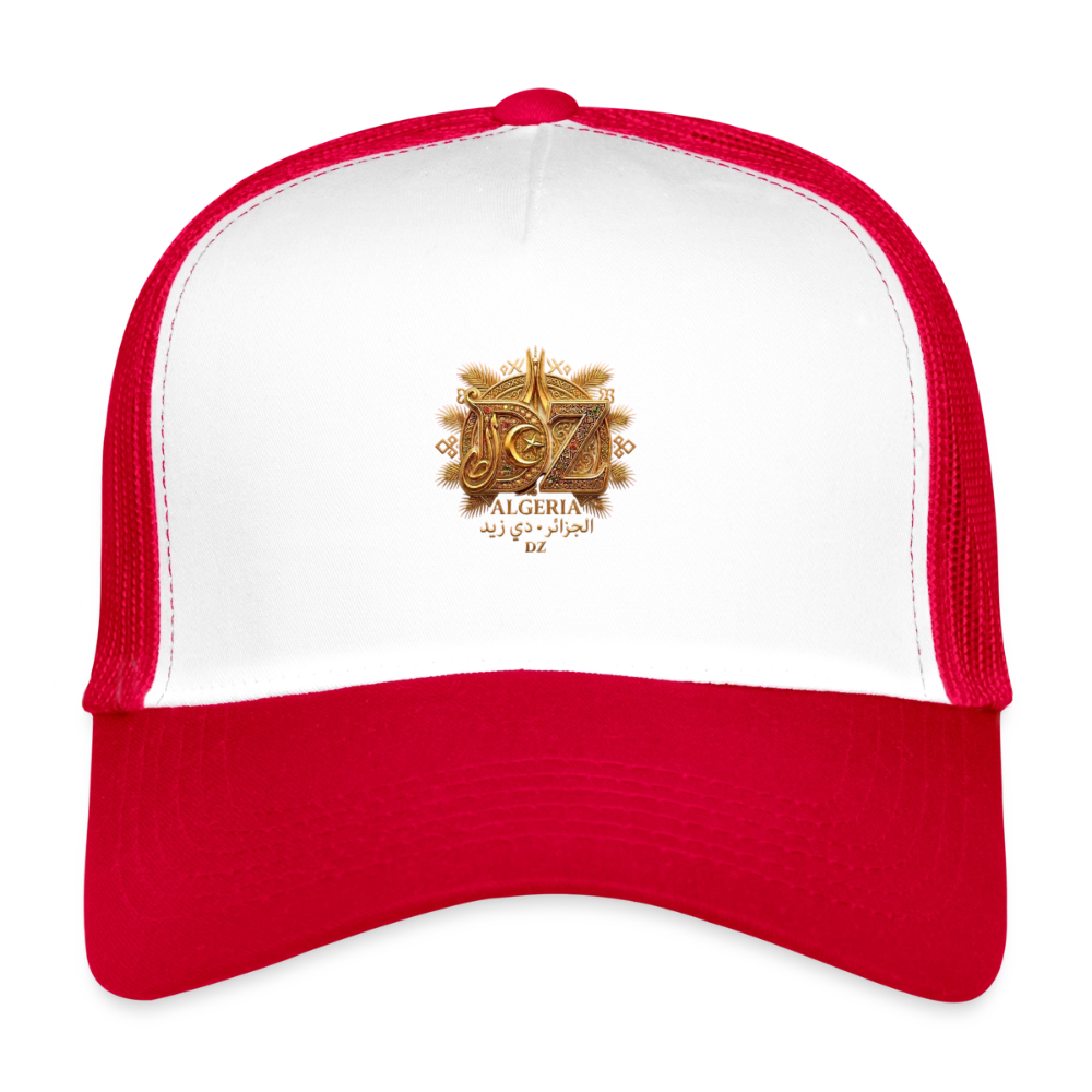 Casquette DZ - blanc/rouge