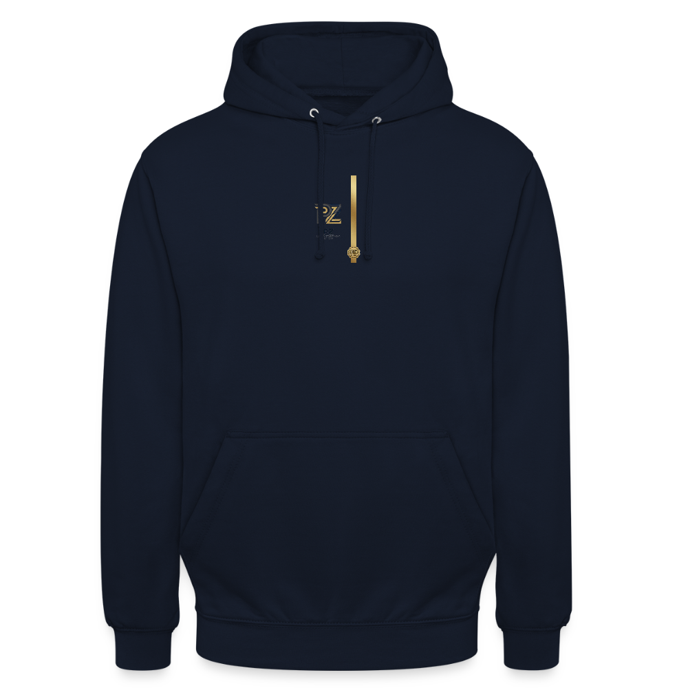 Hoodie Premium PZ- Édition Signature Or - marine