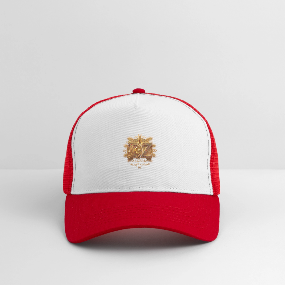 Casquette DZ - blanc/rouge