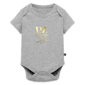 Body Bébé Premium en coton bio - Collection  "Héritage " Or - gris chiné