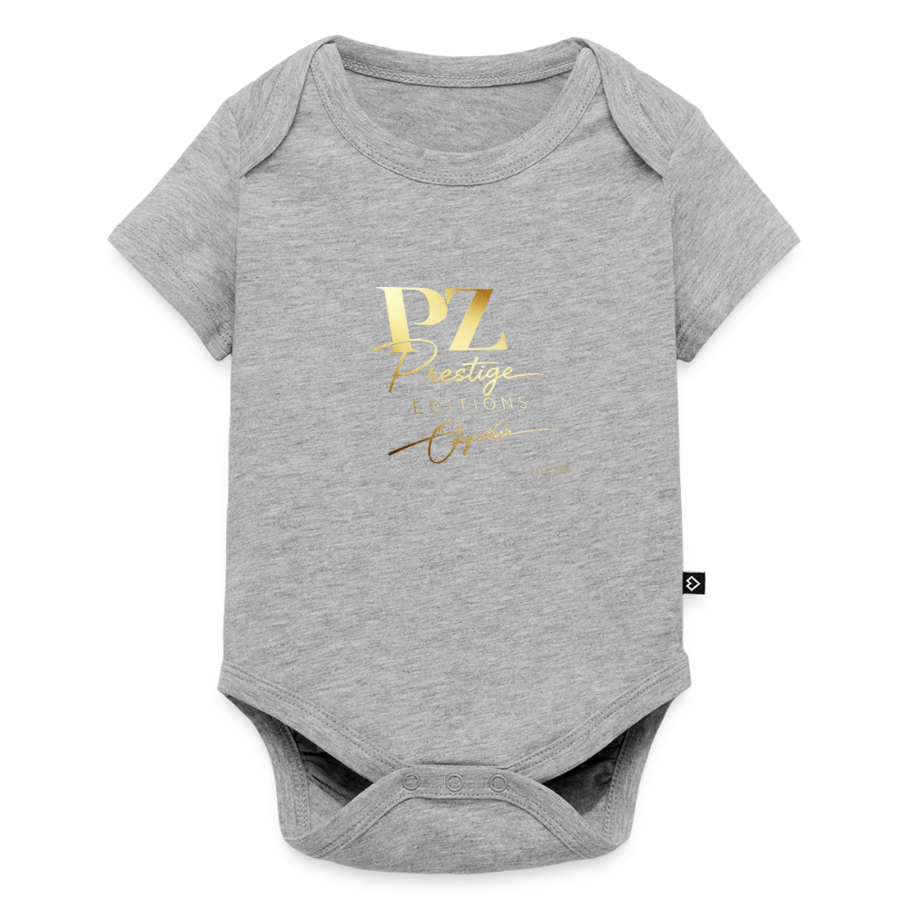Body Bébé Premium en coton bio - Collection  "Héritage " Or - gris chiné
