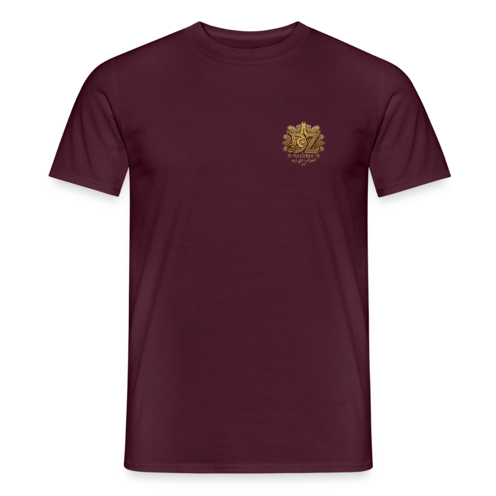 T-shirt Homme DZ Algeria - rouge brique