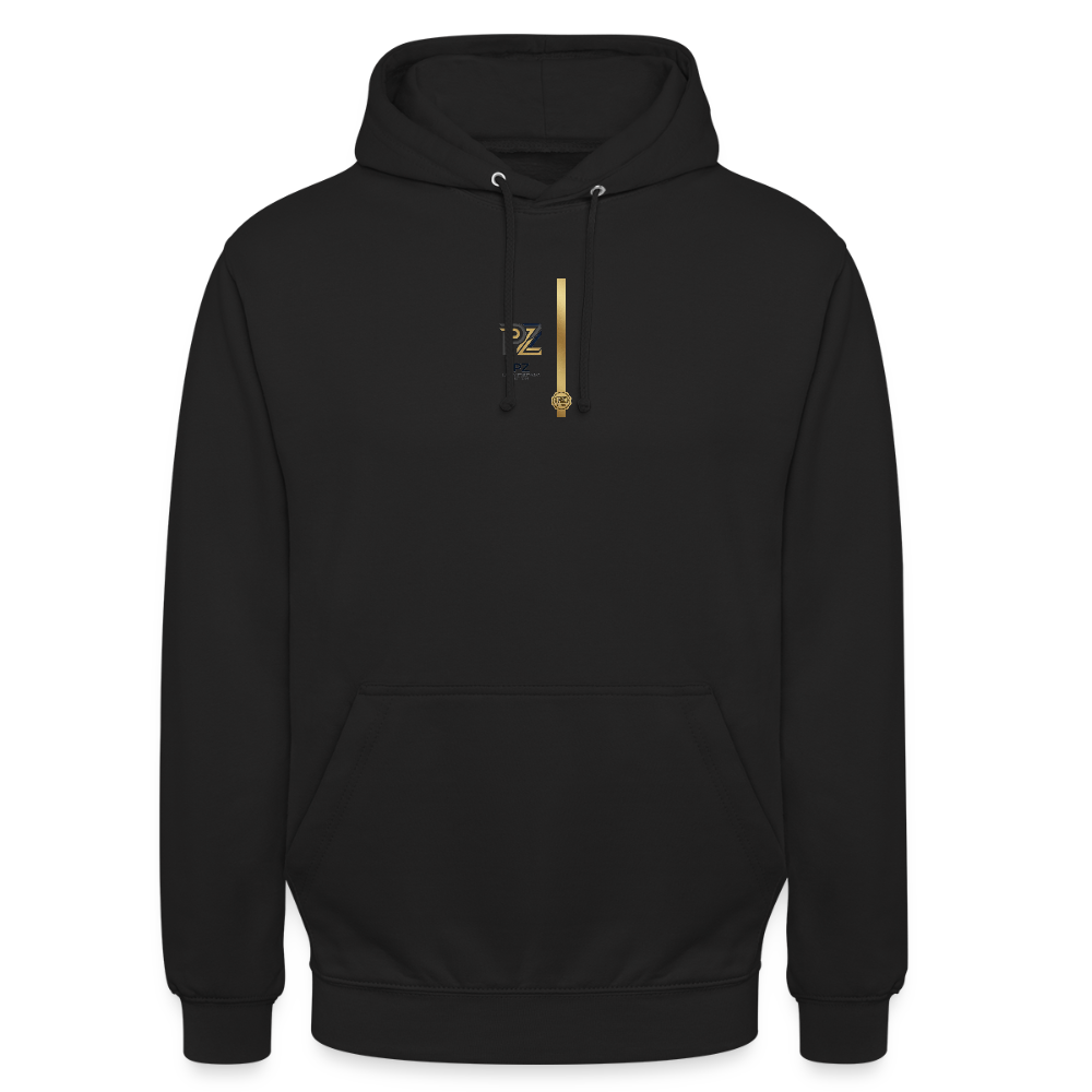 Hoodie Premium PZ- Édition Signature Or - noir