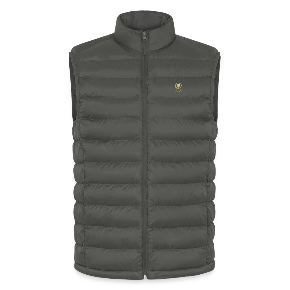 GIlet Matelassé PZ Pestige-Signature Or - charbon