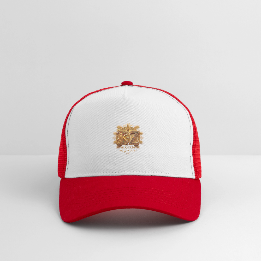 Casquette DZ - blanc/rouge