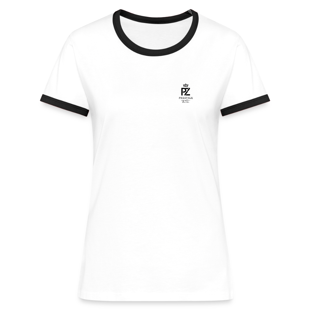 T-shirt Femme Prestige Signature Black Édition - blanc/noir
