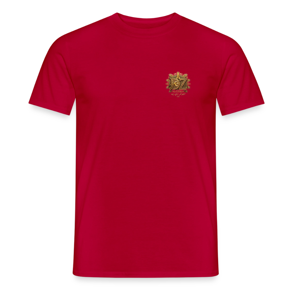 T-shirt Homme DZ Algeria - rouge