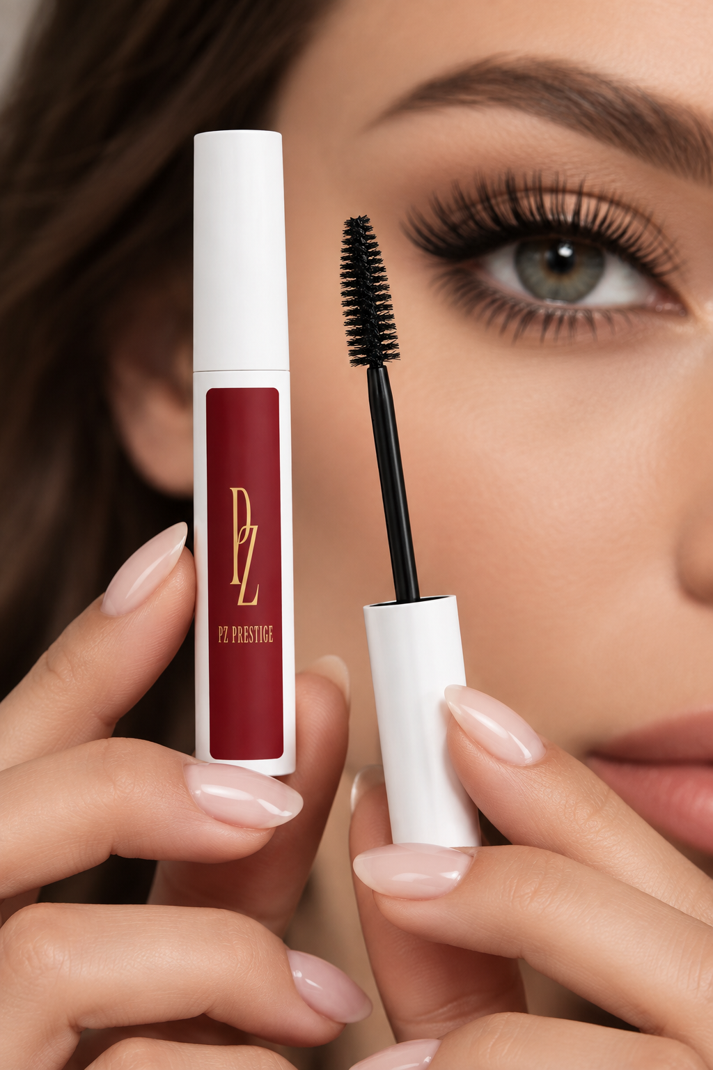 Mascara PZ Prestige tenu en main