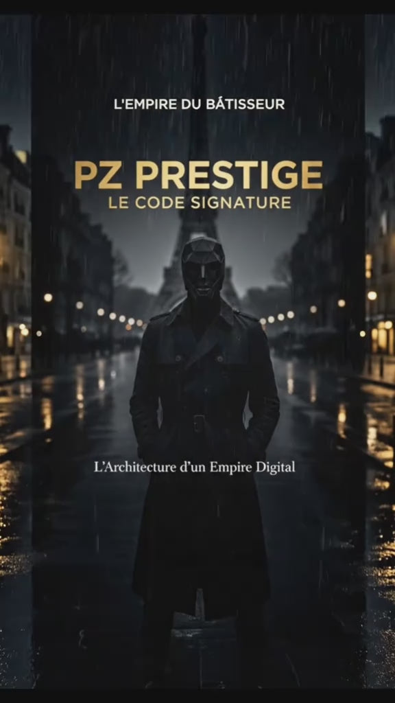 Vidéo Présentation du livre PZ Prestige - Le code signature - L'architecture d'un Empire Digital 