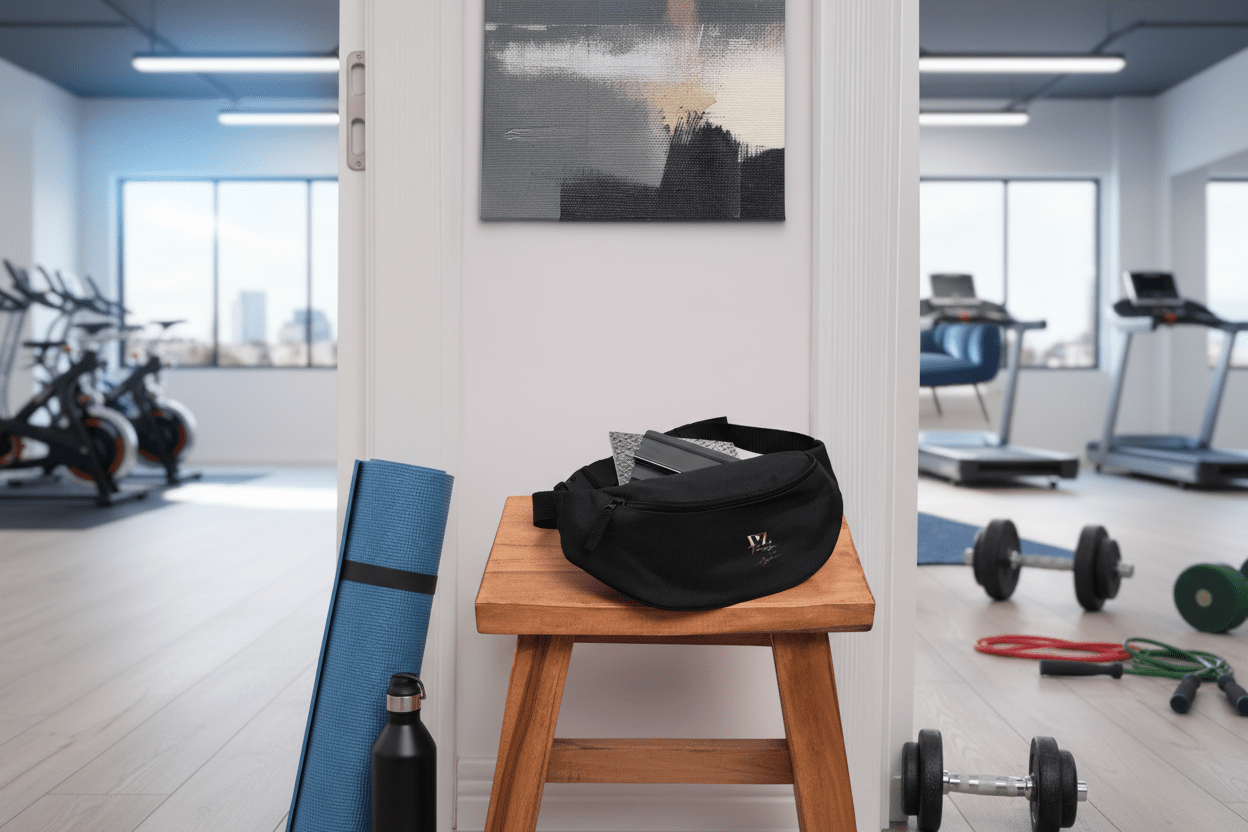 Sac banane Signature Noir & Or -PZ Prestige - PZ Prestige Officiel